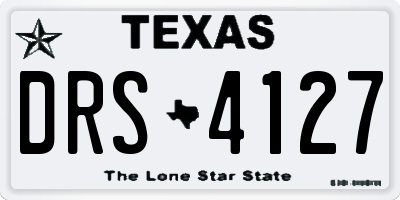 TX license plate DRS4127