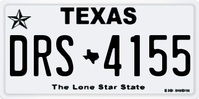 TX license plate DRS4155