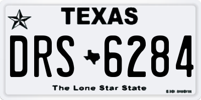 TX license plate DRS6284