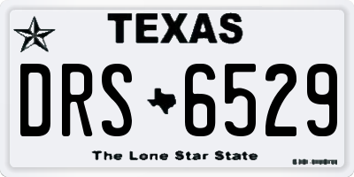 TX license plate DRS6529