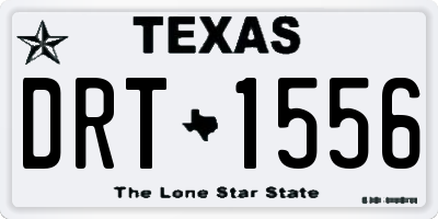 TX license plate DRT1556