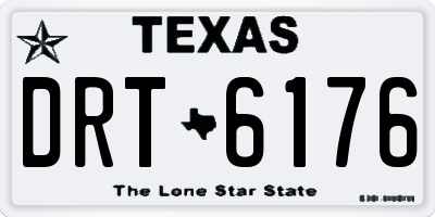 TX license plate DRT6176