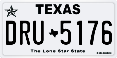 TX license plate DRU5176
