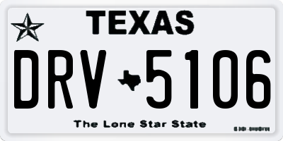 TX license plate DRV5106