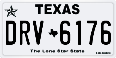 TX license plate DRV6176