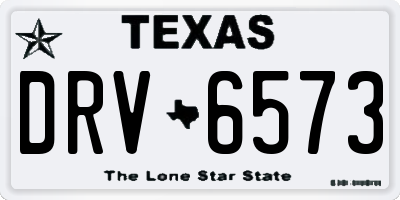 TX license plate DRV6573