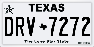 TX license plate DRV7272