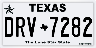 TX license plate DRV7282