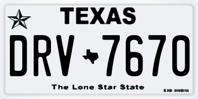 TX license plate DRV7670