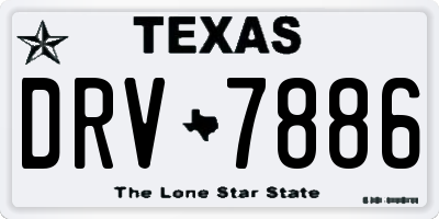 TX license plate DRV7886