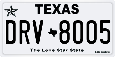 TX license plate DRV8005