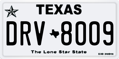 TX license plate DRV8009