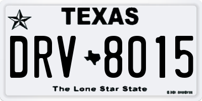 TX license plate DRV8015