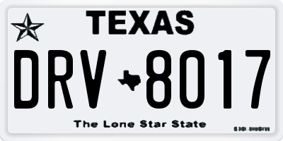 TX license plate DRV8017