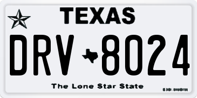 TX license plate DRV8024