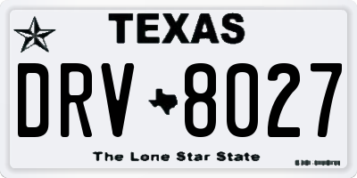 TX license plate DRV8027