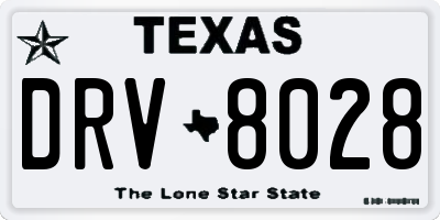 TX license plate DRV8028