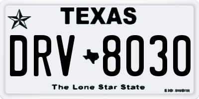 TX license plate DRV8030