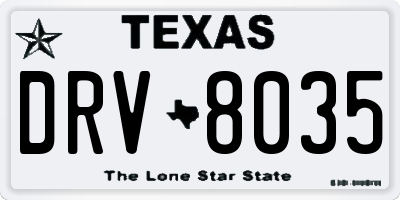 TX license plate DRV8035