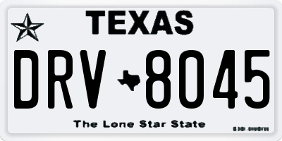 TX license plate DRV8045