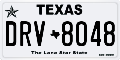 TX license plate DRV8048