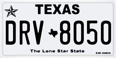 TX license plate DRV8050