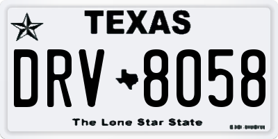 TX license plate DRV8058