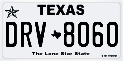 TX license plate DRV8060