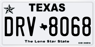 TX license plate DRV8068