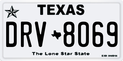 TX license plate DRV8069