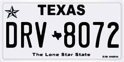 TX license plate DRV8072