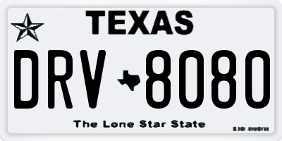 TX license plate DRV8080