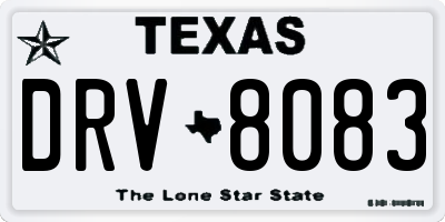 TX license plate DRV8083