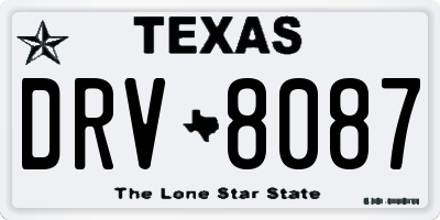 TX license plate DRV8087
