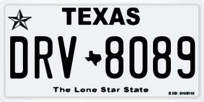 TX license plate DRV8089