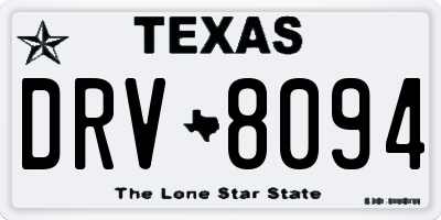 TX license plate DRV8094