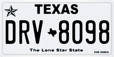 TX license plate DRV8098