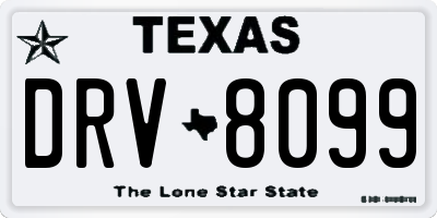 TX license plate DRV8099