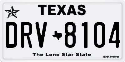 TX license plate DRV8104