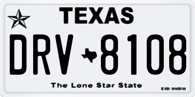 TX license plate DRV8108