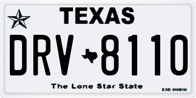 TX license plate DRV8110