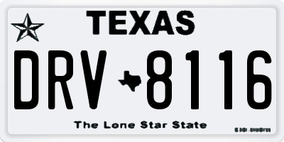 TX license plate DRV8116