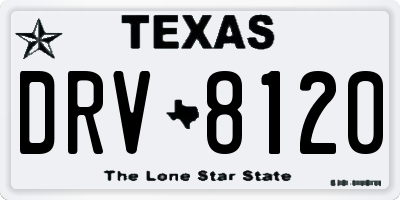 TX license plate DRV8120