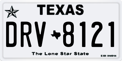 TX license plate DRV8121