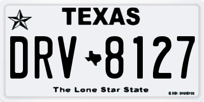 TX license plate DRV8127