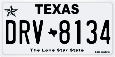 TX license plate DRV8134