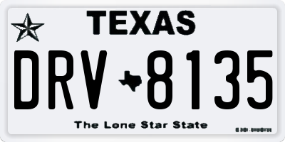 TX license plate DRV8135