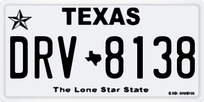 TX license plate DRV8138