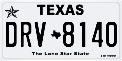 TX license plate DRV8140