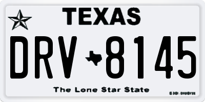 TX license plate DRV8145